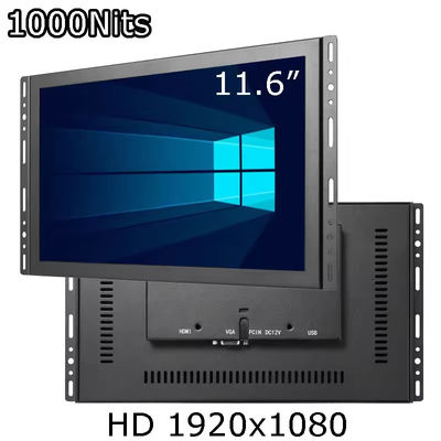 11.6 Zoll 1920*1080 eingebettetes Touch Display 1000Nits Touchscreen Monitor Industrie