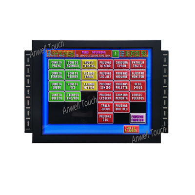 17 Zoll VGA/CGA Signal Input Gaming Infrarot-Touchscreen-Monitor für mehrere Anwendungen