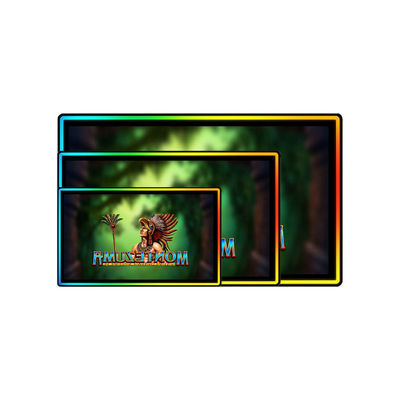 Erstaunliche Kratzfeststellbare Helligkeitsverstellbare Gaming Pcap Touchscreen mit Side Edge LED Bezel