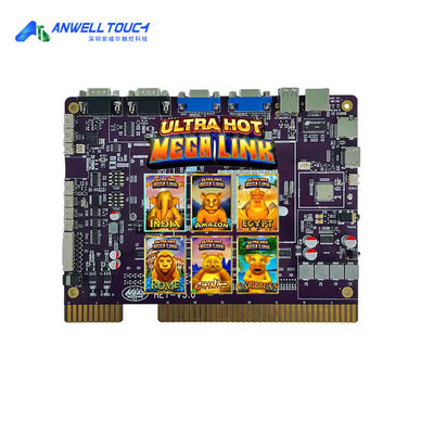 HET Skill Megalink Spiel Mega Link 6in1 Pcb Spielfeld US PLUG