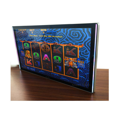 23'' Kratzfeste Touchscreen Gaming Monitor mit Side+Edge LED Schnitt für Aristocrat Helix