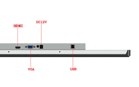 32 Zoll breiter Blickwinkel Industrie-Touch-Monitor PCAP Multi-Touch für Kiosk und interaktive Digital Signage Applikat