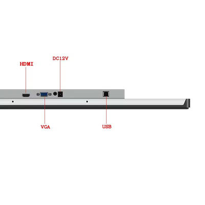 17" 4:3 Bildschirmverhältnis Außen IP65 1000 Nits Wasserdicht Touchscreen Anzeige PCAP Touchscreen Monitore