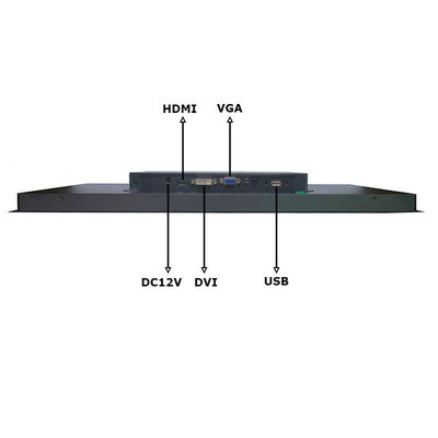 Hohe Helligkeit 1920*1080 HD Panel Mount Touchscreen Monitor Industrielle Qualität 21,5 Zoll