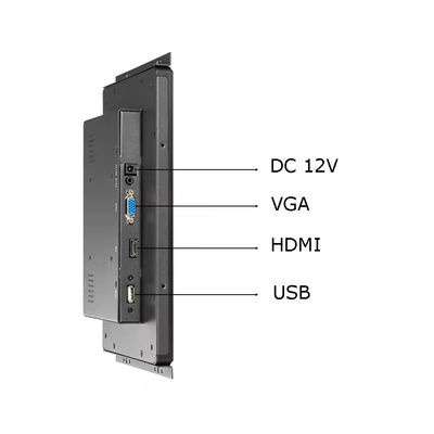 1920*1080 Open Frame Touchscreen Monitor 13 16:9 Verhältnis 13,3" IPS LCD-Panel Computermonitor