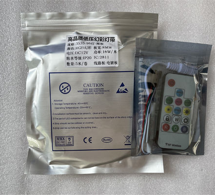 IP20 16W/12V 96Lichter von 5M RGB Fernbedienung Led Streifenleuchten für Spiele