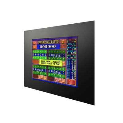 300Nits Helligkeit Gaming Touchscreen mit gehärtetem Glas und USB-Bizel-Option